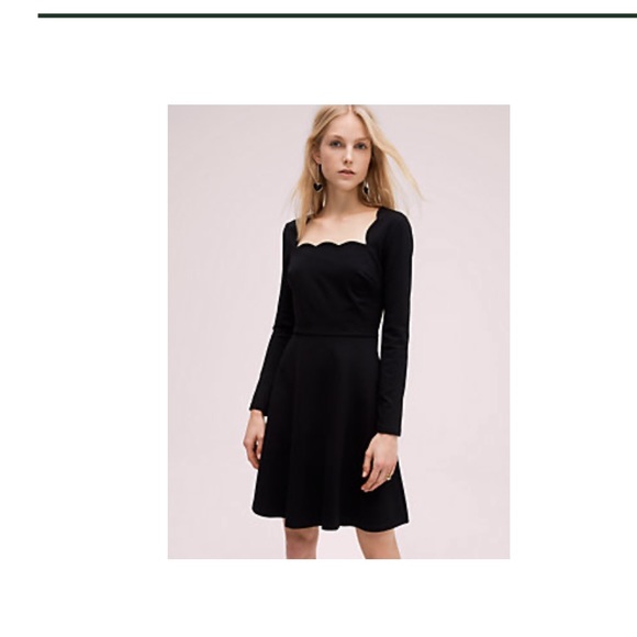 kate spade scallop ponte dress